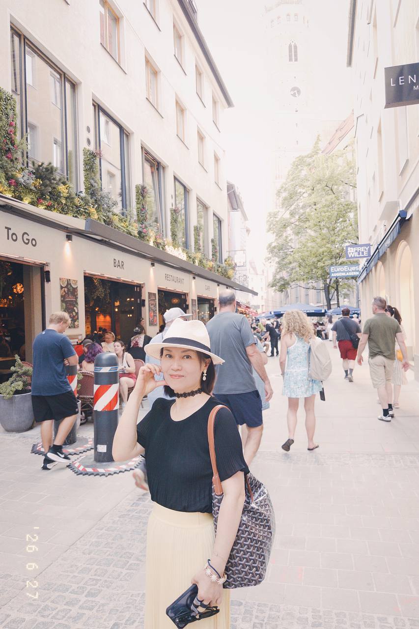 Scenes from Munich Old Town, including historic streets, squares, landmarks, and everyday city moments.