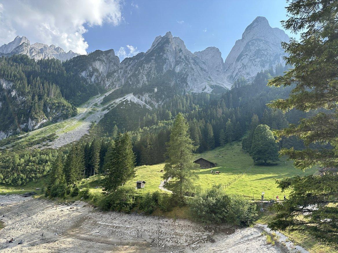 Gosausee and the Dachstein mountains on June 30, 2026.