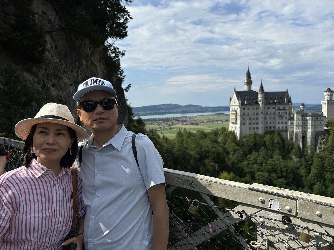 Neuschwanstein Castle and the Bavarian Alps on June 28, 2026.