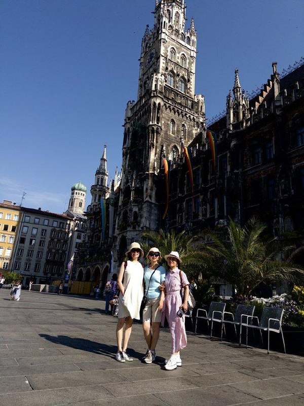 Munich New Town Hall at Marienplatz on June 28, 2026.