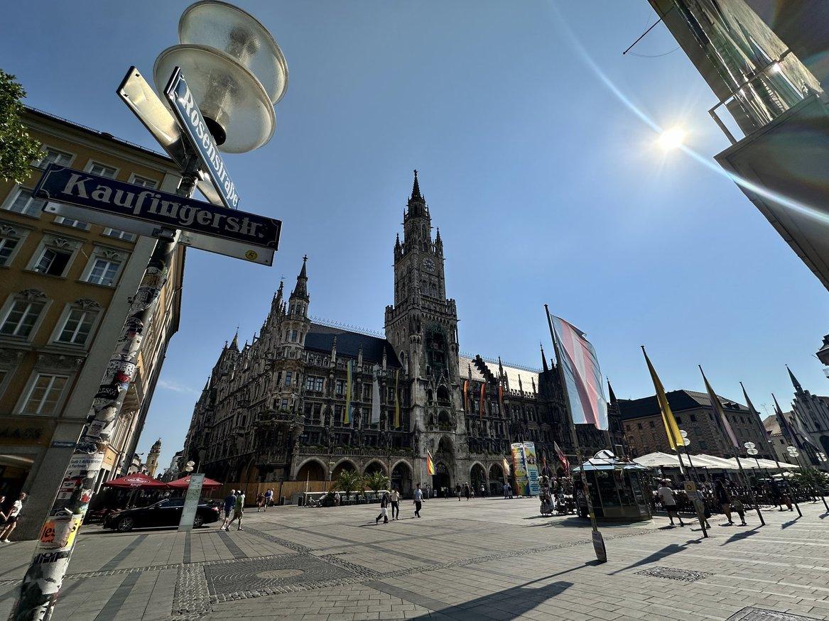 Munich downtown on June 28, 2026.