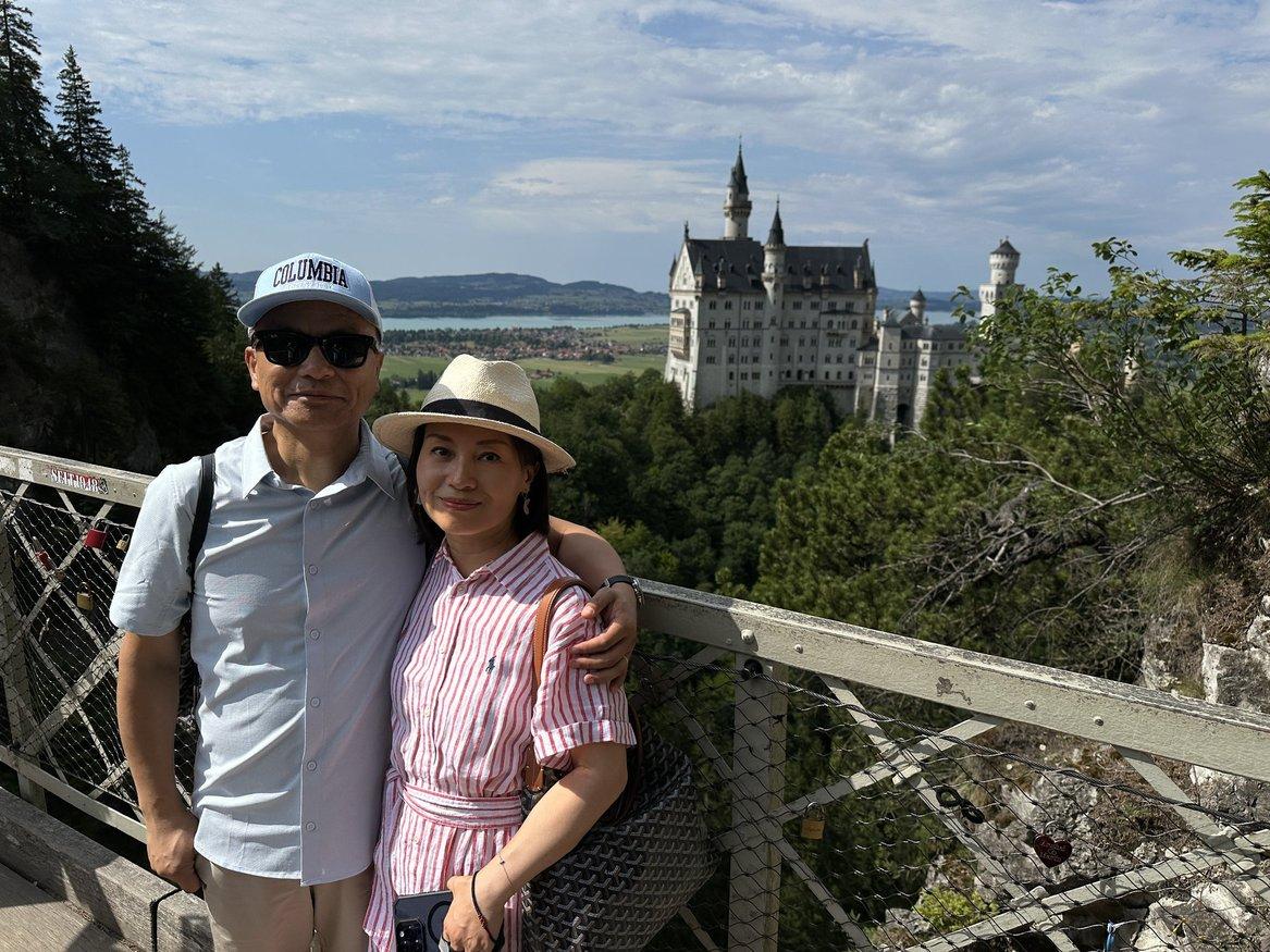 Neuschwanstein Castle and the Bavarian Alps on June 28, 2026.